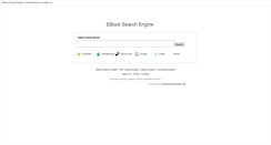 Desktop Screenshot of ebooksearchengine.net